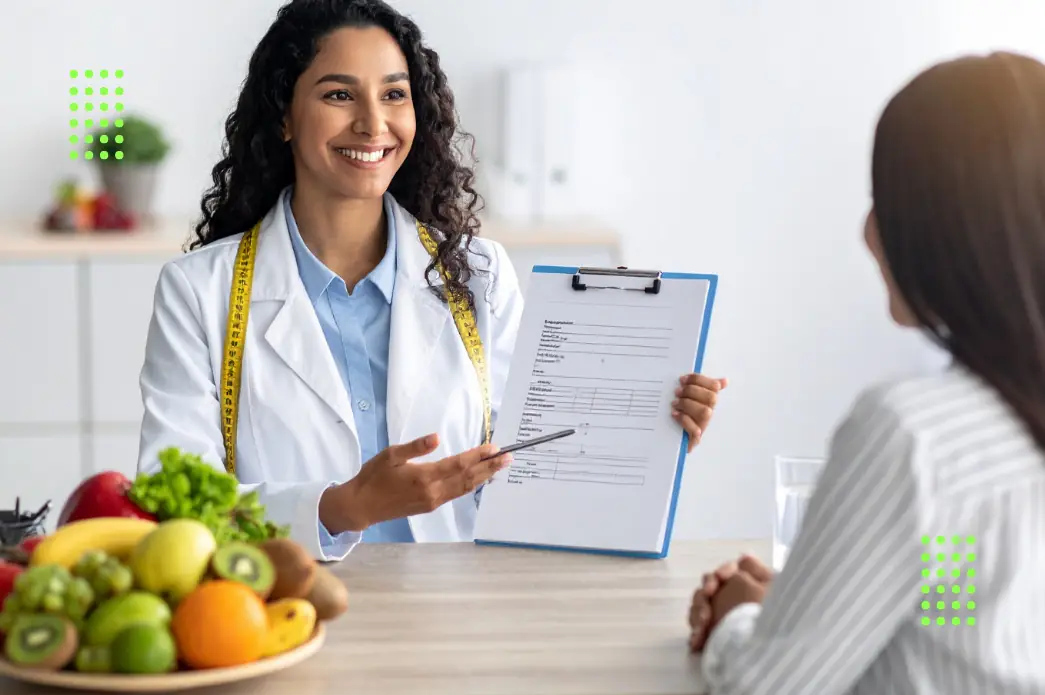 Atendimento presencial de nutrição